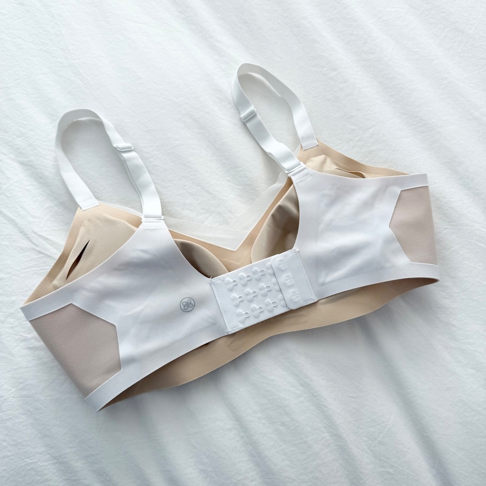 Honeylove LiftWear Crossover Bra White Wireless Support Bra Size S 34B/C - Picture 4 of 5